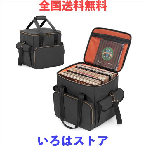 Trunab レコードケース lp用 レコード 収納 最大60枚 レコードバッグ 仕切り板付き 持ち運び 5,697円