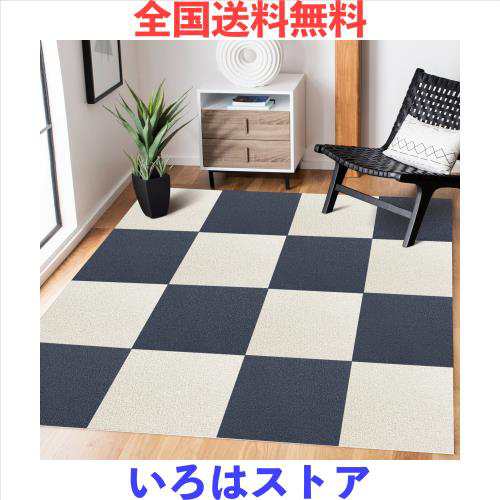 FUNHOO 厚めタイプ 吸着マット ジョイントマット【30*30cm 30枚セット 約1.5畳】 タイルマット マット カーペット フローリングカー ずれ