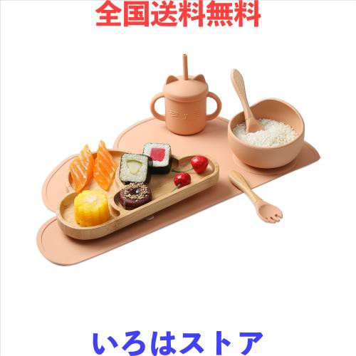 Mamimami Home ベビー食器 雲 竹食器 離乳食 吸盤つき ひっくり返らない 食器 竹製 6点セット ボウル くもプレート スプーン フォーク スの通販は
