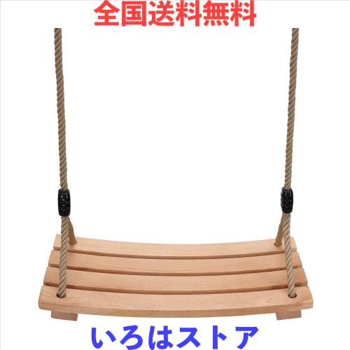 Leweet 木製ブランコ 子供と大人用 ぶらんこ 屋外 遊具 ブランコ 室内 最大耐荷重約200kg ロープの長さ調整可能 空中ブランコ うんてい の通販は 7,584円