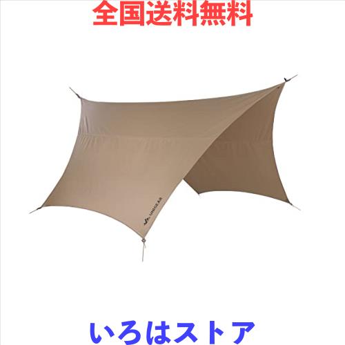 Unigear ヘキサタープ tcタープ ポリコットン 5m延長ベルト付き 3.2ｍｘ2.9ｍ テントとの取り組み可能 焚き火 タープ 遮光 遮熱 難燃 軽の通販は