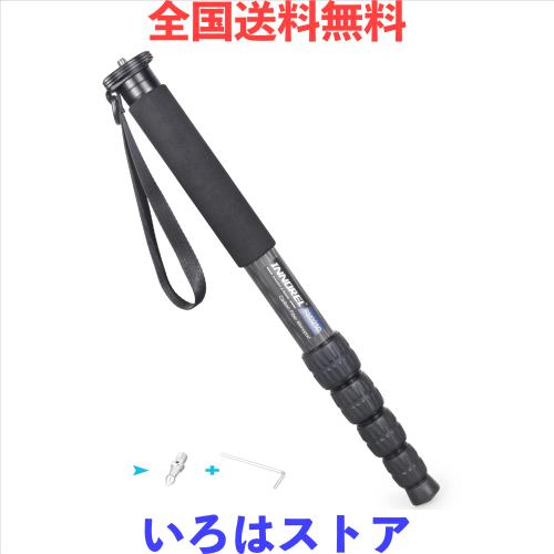 INNOREL 一脚 カメラ用 カーボン製 26lb/12kg耐荷重 5セクション伸縮可能 コンパクト 便利 軽量 旅行用（RM325C）