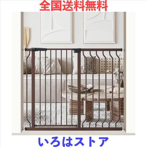 Seogva ベビーゲート ハイタイプ 高さ103cm 拡張フレーム付き 自動ロック 高さ100cm以上つっぱり式 穴開け不要 前後90度開閉 セーフティの通販は