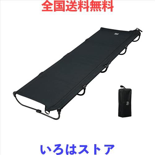 TIMBER RIDGE キャンプコット 軽量2.9kg 数秒セットアップ 折りたたみ 一体式 アルミ+スチール製 耐荷重102kg L190.5*W66*H15.5cm キャンの通販は