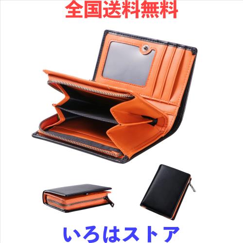 [ジー エス ジー] 財布 メンズ 2つ折り 人気 ブランド 本革 大容量 ふたつおり さいふ カードケース 小銭入れ 男性 紳士用 プレゼント ギ