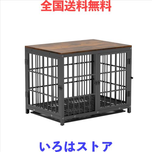 PETTOM ペットサークル 犬用ケージ 犬ゲージ ペットサークル 屋根付き