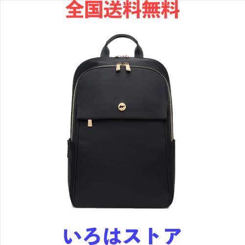 CC-MAX リュック レディース ビジネス バックパック 14in 15.6インチ PC パソコン カジュアル A4 通勤 撥水 軽量 旅行 防犯 金具ロゴ ブ