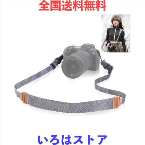 [ウランジ] Falcam Maglink カメラストラップ マグネット ショルダーストラップ クイックバックル 速写ストラップ 長さ調節可能 滑り止め