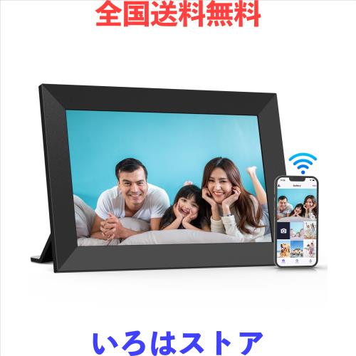 FANGOR デジタルフォトフレーム Wi-Fi 10.1インチ 1280*800解像度 32GB内蔵 SDカード拡張可 写真/動画/天気予報 スライドショー 誕生日