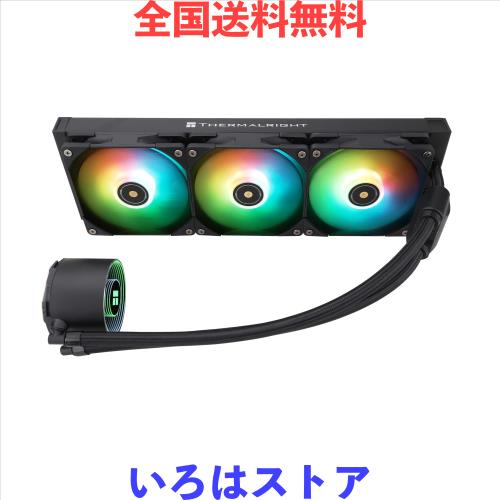 Thermalright Frozen Notte 360 BLACK ARGB V2 水冷CPUクーラー、360ブラックCPUクーラー仕様、ダブルPWMファン、S-FDB ベアリング、AMD/