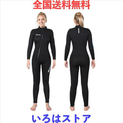 Owntop レディース ウェットスーツ 5mmネオプレン フルスーツ