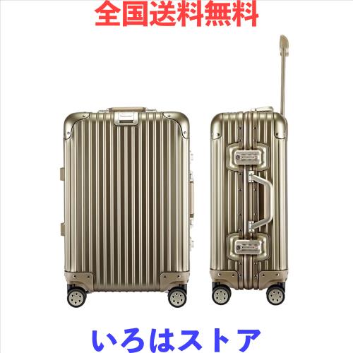 [Yuweijie] アルミ キャリーケース スーツケース 大型 キャリーバッグ Mサイズ 60L 軽量 オールアルミ合金ボディ 機内持ち込み キャリーの通販は