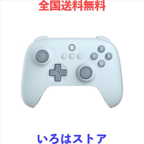 8Bitdo Ultimate C 6軸モーションコントロールとランブル振動を備えたスイッチ用のBluetoothコントローラー (Blue)の通販は