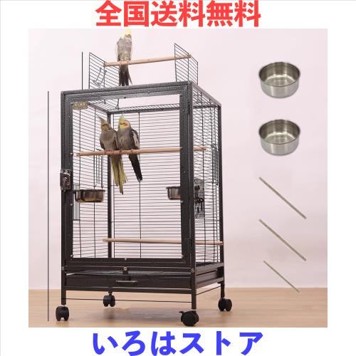 Puhang 鳥かご 大型 45×45×77cm（外寸） アクリル鳥かご 複数