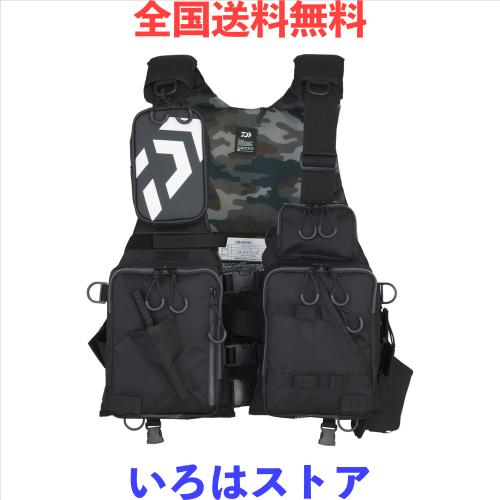 ダイワ(DAIWA) DF-6224 フロートゲームベスト ジェットブラック フリー