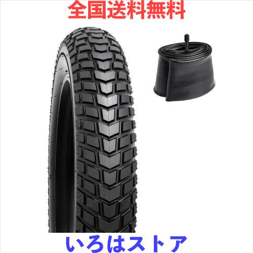 YunSCM 1本セット,20 4.0 タイヤ,20x4.0 98-406 自転車タイヤ+ 20x4.0/4.5 チューブ肉厚 米式バルブ32mm,適用 20インチ 4.0 ファットバイ