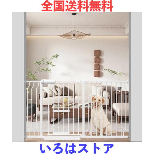 エルフ ベビー(Fairy Baby)ベビーゲート ペットドア付き 猫ドア付き ペットゲート 犬 猫 ゲート 猫用ゲート 階段上 犬すり抜け防止 突っの通販は