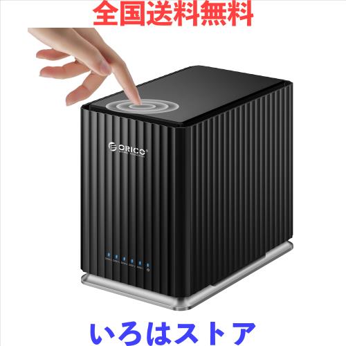 ORICO HDDケース 5台 22TB*5 USB 3.1 Type-C HDD ケース 3.5インチ 2-IN-1データケーブル付き ハードディスクケース プッシュオン設計 12