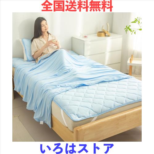 BLACK BADGER 布団セット セミダブル 【Q-max0.5】 夏用 掛け布団 タオルケット 敷きパッド キルトケット 枕パッド 枕カバー 洗える 抗菌