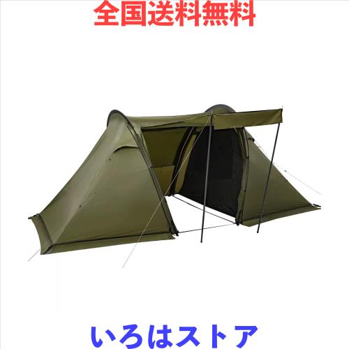 MC トンネルテント ナイロン ソロテント 簡単設営 軽量 コンパクト 2人