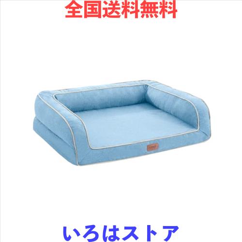 EMME 犬 ベッド 清掃しやすい 防水 ペットベッド ペットソファー 犬用ベッド 洗える さらさら 通気性 蒸れにくい ペットクッション 枕付の通販は 4,741円