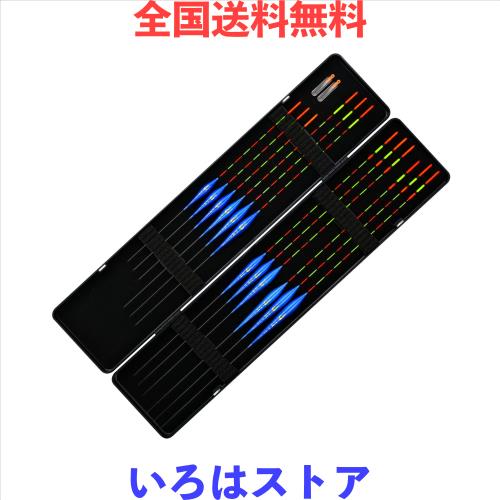 KINGKOO（江湾） 釣具 浮き へらウキ へら浮き ヘラウキ へら浮子 全長 27.5〜44.5cm 12本 セット へらぶな釣
