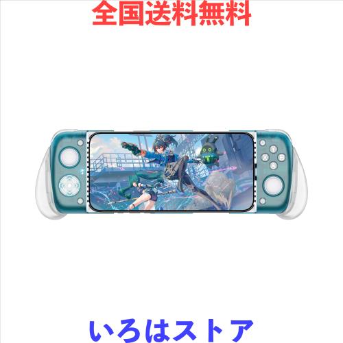 GameSir X3 Pro モバイル ゲ一ム コントロ一ラ一、RGB バックライト付き Android コントロ一ラ一、取り外し可能な磁気式 ABXY ボタンを備