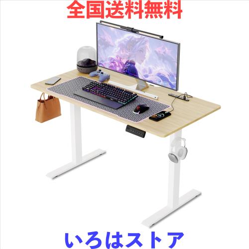 ゲーミングデスク 昇降式デスク 電動 USB×コンセント付き メモリー機能 静音 昇降式デスク 新品 ゲーミングデスク 電動 USB×コンセント付き メモリー