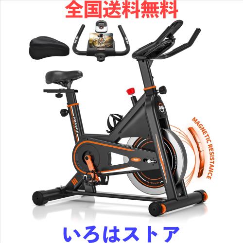 【10月最新発表】DMASUN エアロバイク 家庭用 静音スピンバイク フィットネスバイク 静音 マグネット式 無段階調整 サドル・ハンドル調節