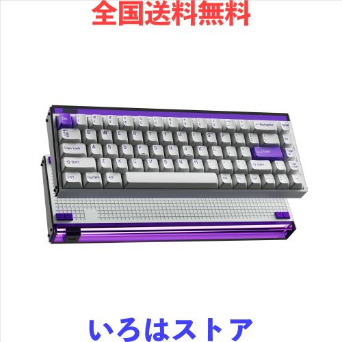 MelGeek MADE68 Pro 有線キーボード、US英語配列、ホール効果磁気スイッチ ゲーミングキーボード、65% コンパクト ラピッド トリガー、ホ