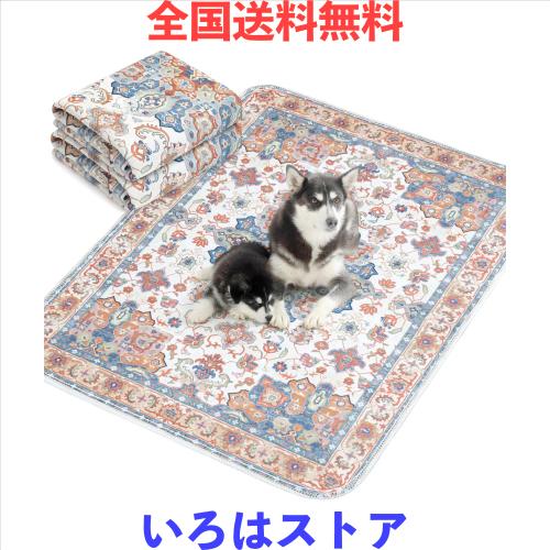 ULIGOTA洗える ペットシーツ 犬 猫用 洗えるペットマット おしっこマット ペットマット エスニック柄 下敷きマット 洗える 速乾 繰り返し
