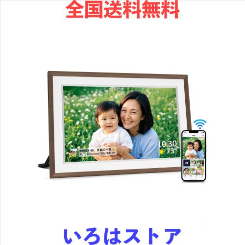FANGOR デジタルフォトフレーム Wi-Fi 10.1インチ 1280*800解像度 32GB内蔵 SDカード拡張可 写真/動画/天気予報 スライドショー 誕生日