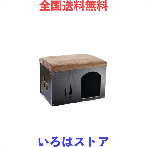 Yongtai犬小屋ドーム型ベッド 屋外用 ドッグハウス 犬舎 小型犬 中型犬 木製 ペットハウス シェルタ いぬごや 清潔 水洗いOK 腐食に強い