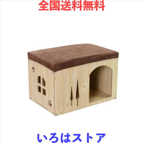 Yongtai犬小屋ドーム型ベッド 屋外用 ドッグハウス 犬舎 小型犬 中型犬 木製 ペットハウス シェルタ いぬごや 清潔 水洗いOK 腐食に強い