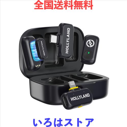 Hollyland LARK A1 Combo ワイヤレスマイク-ピンマイクiPhone