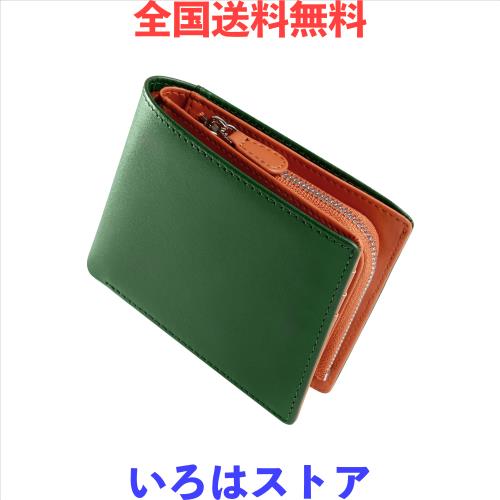 財布 メンズ 2つ折り 栃木レザー 二つ折り財布 本革 大容量 カード12枚収納 トチギレザー サイフ YKKファスナー 小銭入れ 一流の職人が作