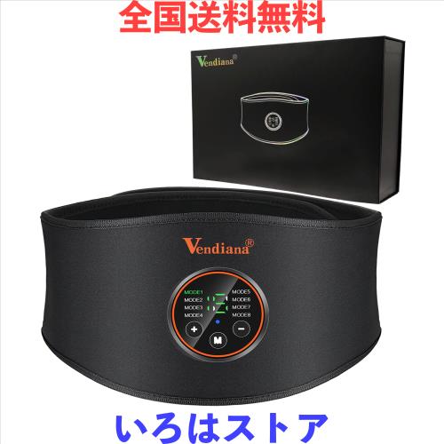 EMS腹筋ベルト フィットレスベルト 筋トレ器具 ジェルシート不要 腹筋トレ疲れ解消Type-C充電 延長ベルト付き男女兼用ベルトサイズ最大14