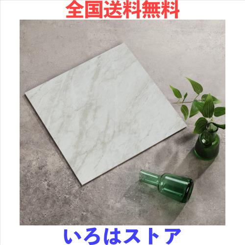 クッション フロア タイル 床 シート 置くだけ 配送込み 大理石【約3畳54枚】トレイ 浴び室 床 張り替え 貼るだけ 防水 防汚 diy リメイ