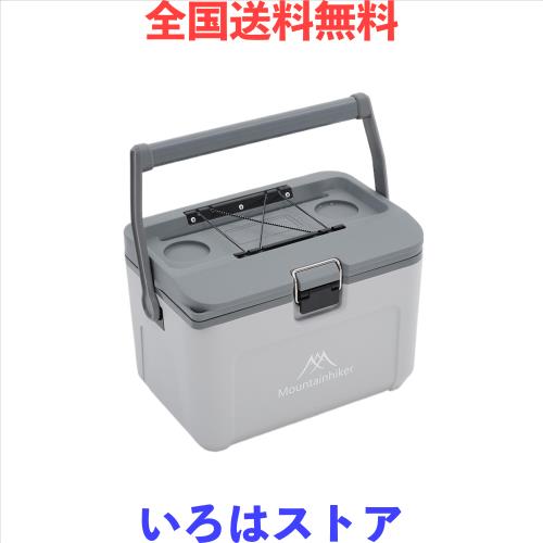 Mountainhiker クーラーボックス 16L 小型 軽量 PU断熱材採用 最大48時間保冷 アウトドア・キャンプ・ピクニック用 飲料や食品の持ち運び