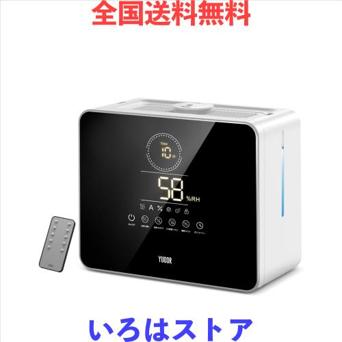 加湿器 大容量 9L【2025年冬モデル＆AI知能恒湿＆5重除菌】超音波式 加湿器 卓上 ハイブリッド式 アロマ対応 上から注水 最大加湿量600ml/h