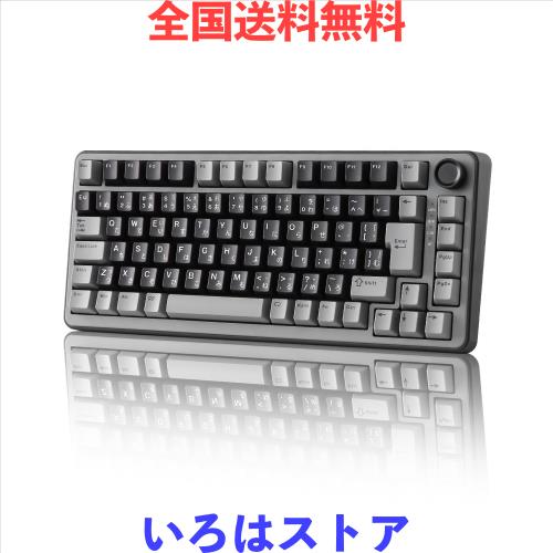 YUNZII RT75 ラピッドトリガー ワイヤレスゲーミングキーボード 日本語配列 75%レイアウト ホールセンサー磁気スイッチ 有線8000Hzポーリ