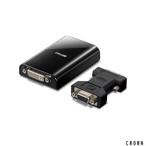 BUFFALO USB2.0専用 ディスプレイ増設アダプター GX-DVI/U2C