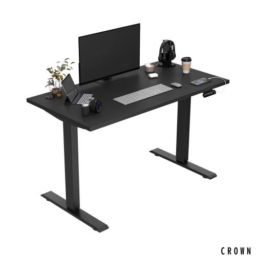 Sunon 電動昇降デスク（幅120cmX奥行60cm） 8分で組み立て 昇降式デスク 電動 2モーター スタンディングデスク 高さ調整デスク パソコンの通販は