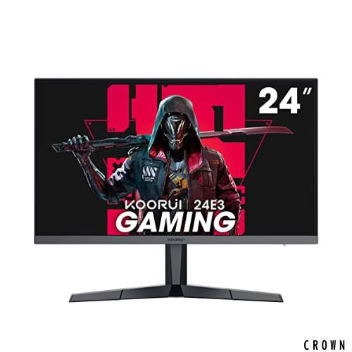 KOORUI 24インチ IPS ゲーミングモニター ゲーミング ディスプレイ FHD/165Hz/1ms GtG 傾き調節 ゲームモニター Adaptive Sync対応 HDMI の通販は