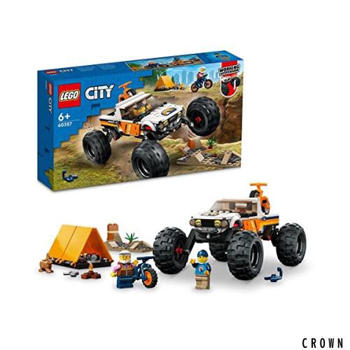 レゴ(LEGO) シティ 4WDオフロード・アドベンチャー 60387 おもちゃ ブロック プレゼント 乗り物 のりもの 男の子 女の子 6歳以上