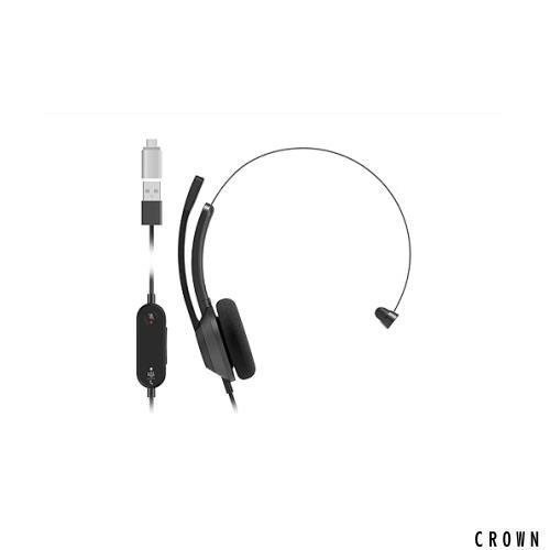 シスコシステムズ (Cisco) ヘッドセット 321Q USB-C 有線シングル オンイヤー ヘッドフォン USBケーブル Type-C接続 Microsoft Teamsコンの通販は