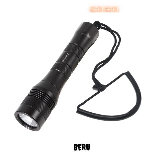SecurityIng DF08 ダイビングライト 1050ルーメン 明るい U4 LED 水中ライト IPX-8防水 水中150M 120°ワイドビーム 1つ点灯モード ダイ