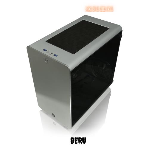 RAIJINTEK 両サイドに3ミリ厚の強化ガラスを装備したアルミニウム製ATXマザー対応ミドルタワーケース 0R200054 (THETIS SILVER WINDOW)の通販は 15,002円