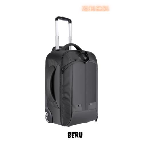 Neewer 2-in-1 カメラバックパック 荷物トロリーケース コンバーチブルホイール ダブルバー 耐衝撃性の取り外し可能なパッド入りコンパー