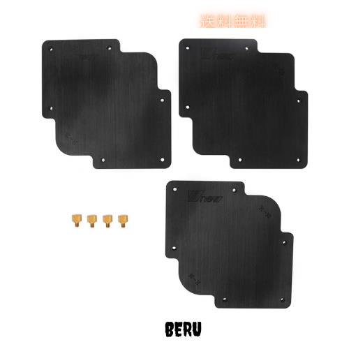 CarAngels コーナー加工治具 3ピース キツツキ角ジグ トリマー用 半径簡単治具 ルーター テーブル ビット 角治具 テンプレート R加工テン